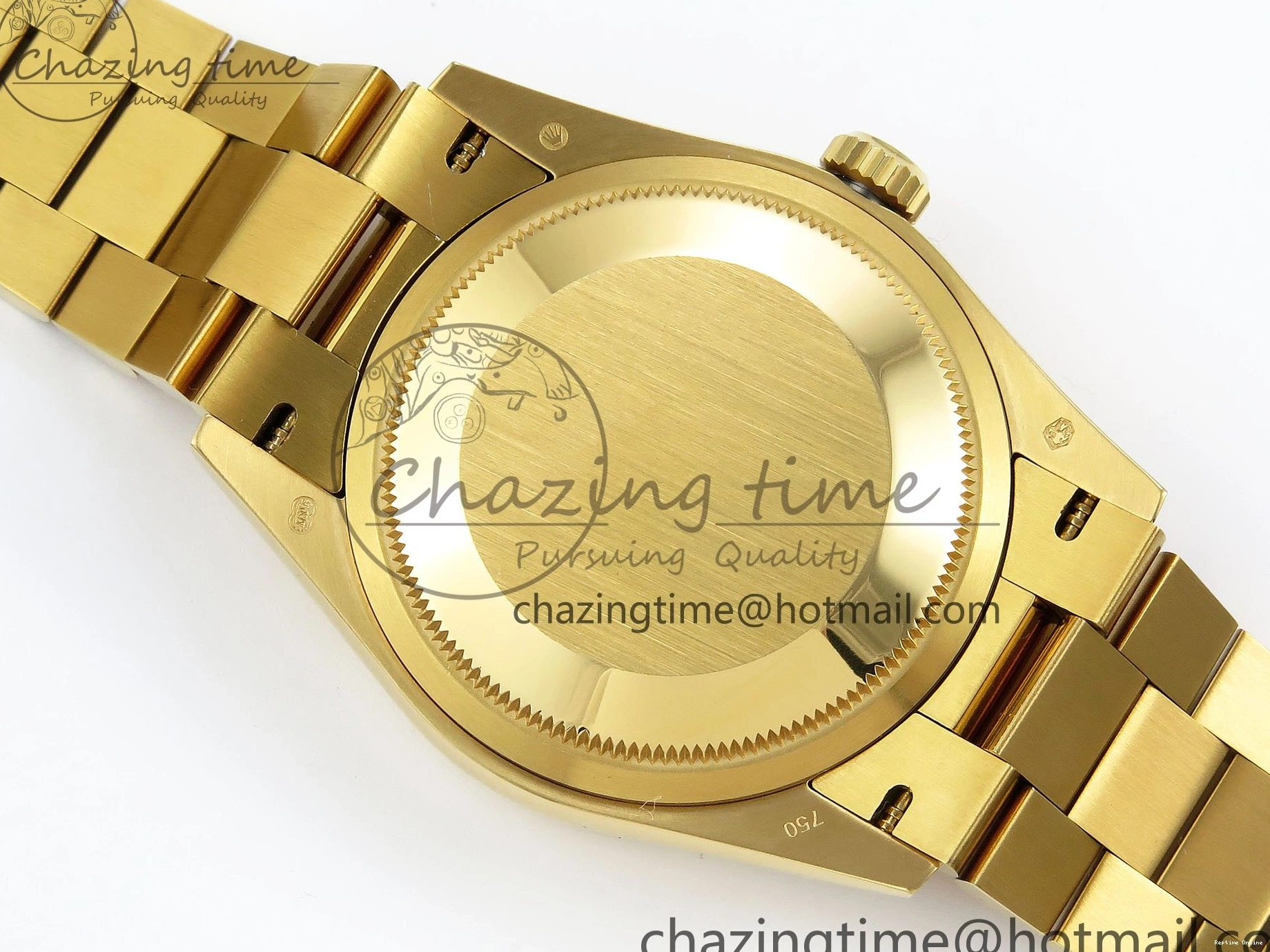 0121 StreetReady Day Date 36 YG TWSF Best Edition YG Diamonds Dial on YG Bracelet A 1616